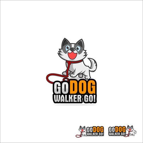 Need fun logo for GO! DOG WALKER GO!  Dog Walking Service Design réalisé par : : Nens : :