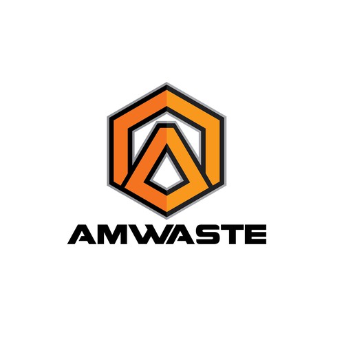 Amwaste Logo Design Design by marbona
