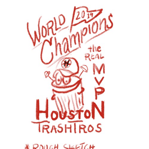 Houston astros trash can shirt, T-shirt contest