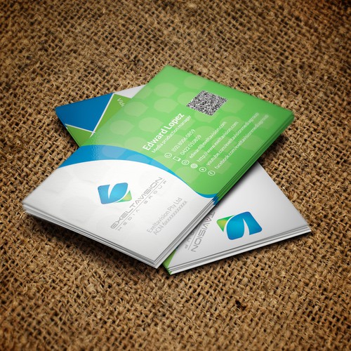 Business Card to represent THREE Service Divisions Design by Twin Ashek Masum