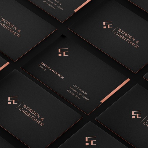 Law firm needs an updated brand with an old school feel in a modern way. Design by Felipe Sánchez