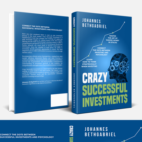 Powerful Book Cover for an Investing book that helps to Build Wealth in the Stock Market Design by Hisna