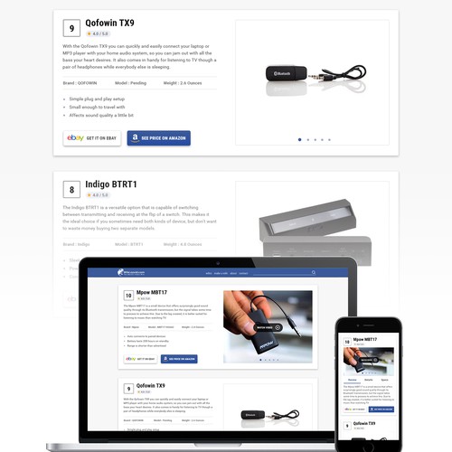 section of web page design, desktop only Design by Pixaboo©