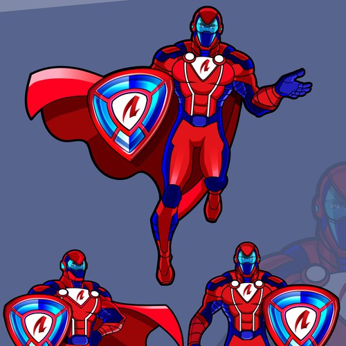 Design an Awesome Superhero Mascot for Insurance Firm Design by harwi studio