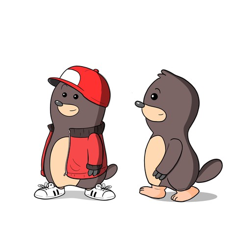 Pop & Cool Looking  2D Mole Character For Our Brand New Game in NFT Design by Giakyo