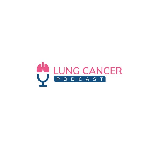 Logo Design for a Lung Cancer Podcast Focused on Real Conversations and Hope Design by ali_indoproD