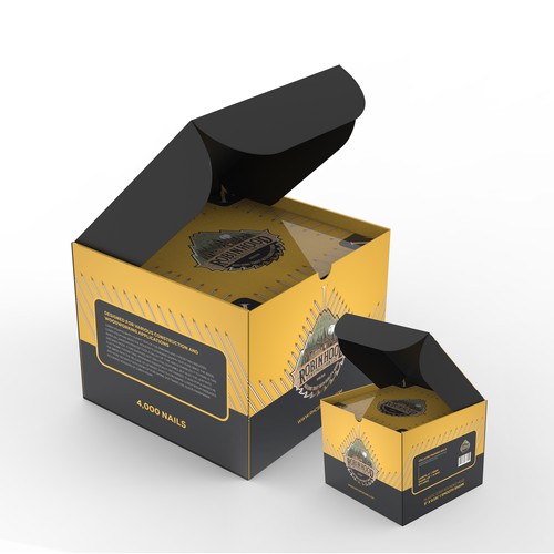 Dare to Impress: Design a Modern and Sleek Nail Box Packaging Design by Muhiuddin99