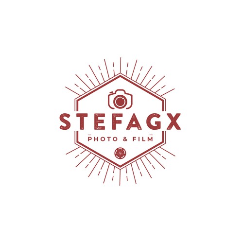 Photographer and filmmaker logo in modern style. Company is restructured and gets a new name Design by Arsart Design