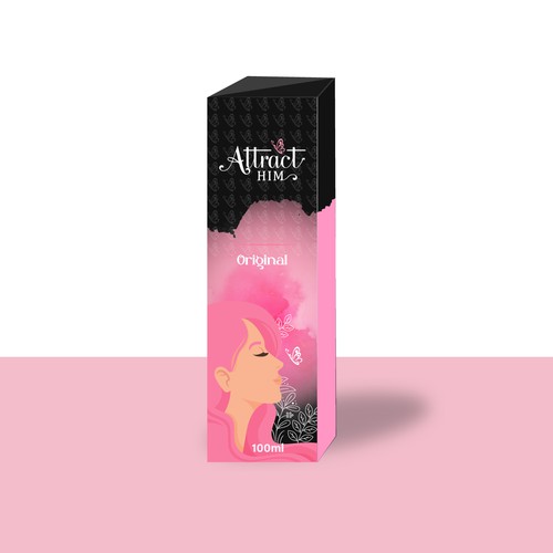 Design Perfume Box and Label for "Attract Him" scent to appeal to women Design by chinmoydesigns
