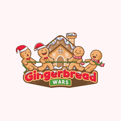 Create a fun and playful logo for Gingerbread Wars -- a holiday event company! Design by Monkey_Zen