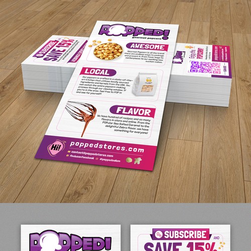 Designs | Updated Popcorn Rack Card | Postcard, flyer or print contest