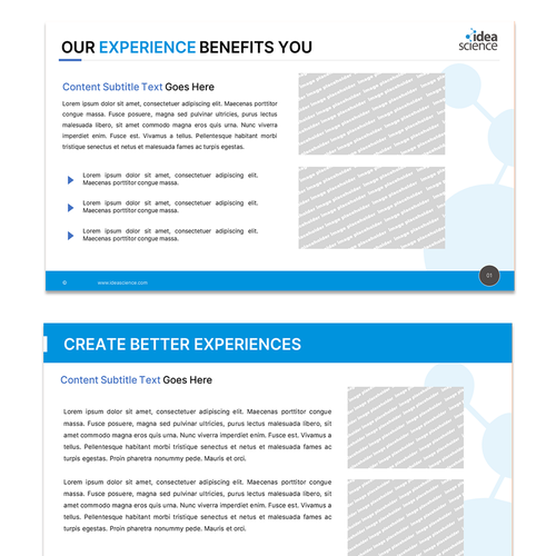 Design a powerful Base Powerpoint Template to speak to top tier brands Design by Raydesignz