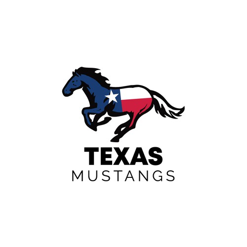 Diseño de Texas Mustangs de thatBeardyGuy