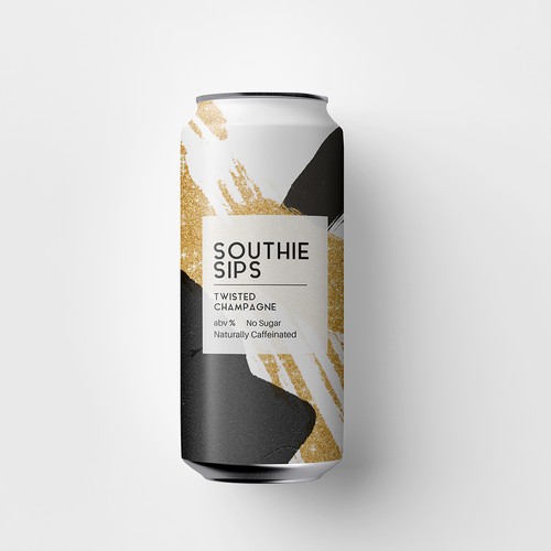 Minimalist beer can design Design by aran&xa