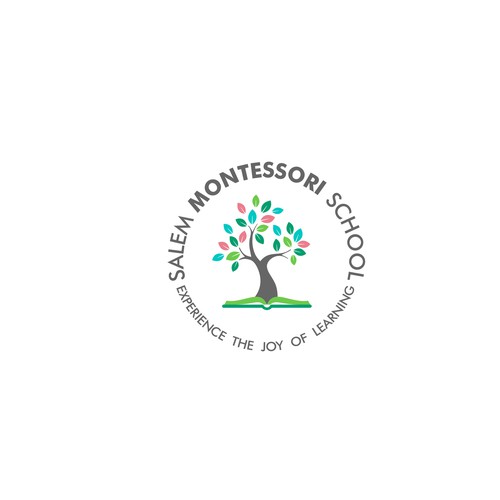 Successful Montessori School of 25 years needing new logo & branding. Design by m-art