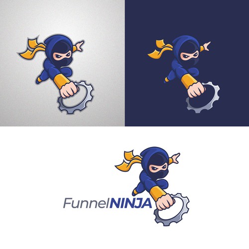 Looking For A Ninja Logo For Our Marketing Agency 🥷🏻 Design by masjacky