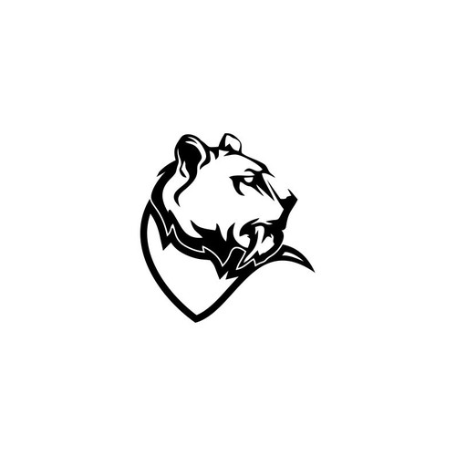 Design di ➤ TIGER HEAD LOGO (Black) di Duuqi_