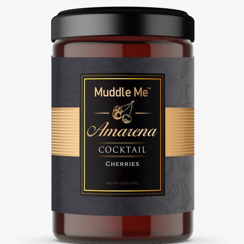 Label For Classy Cocktail Cherry Design by ADD778