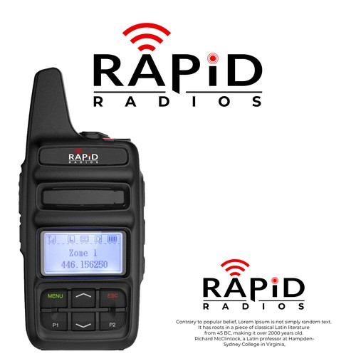 Masculine and Hip design for Walkie Talkie Brand Design by Pro Step ♐︎