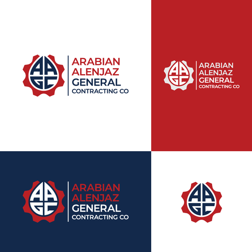 “Modern Industrial Logo for AAGC – Construction & Contracting Company” Design by CaptainZZ