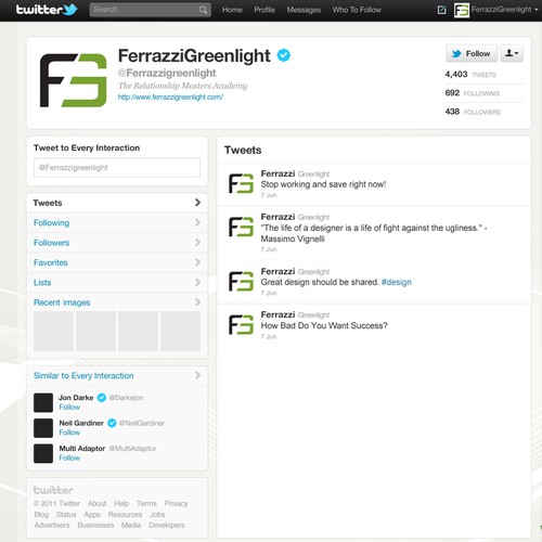 Ferrazzi Greenlight (Consulting Company of Bestselling Author) Design von Gusman cahyadi
