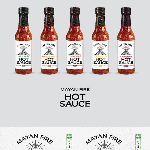 Design di Mayan Fire Hot Sauce di Rimposhe