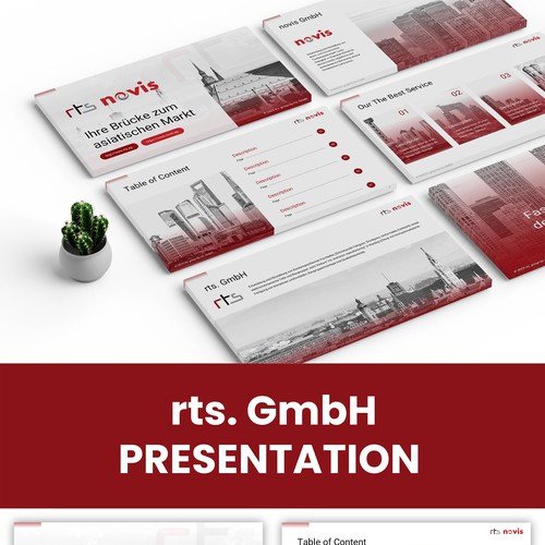 Proposta di design per un contest della categoria Modello PowerPoint realizzata da Chef Slide