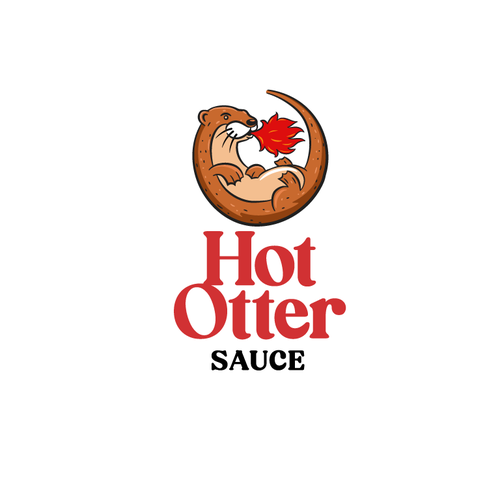 Design a Hot Sauce logo with an Otter Design by Ben Deltorov