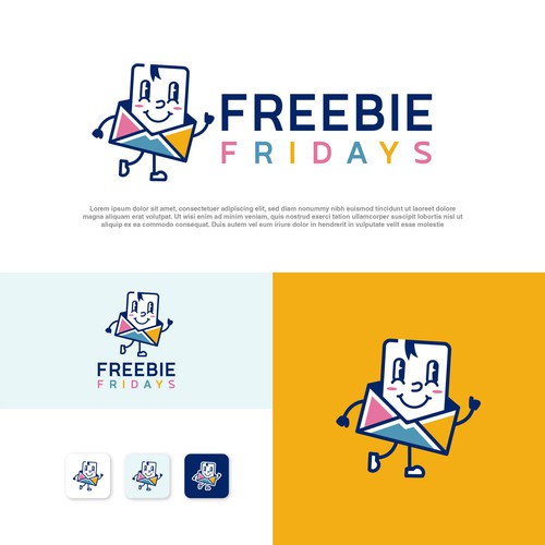 Freebie Fridays - Fun Modern Logo that grabs attention! :) Design réalisé par niki99