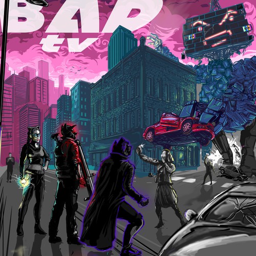 Bad Tv EP Artwork Design by cvektor™