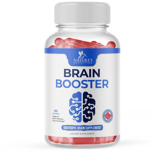 Brain Booster Supplement Design Needed for Nature's Nutrition Design by UnderTheSea™