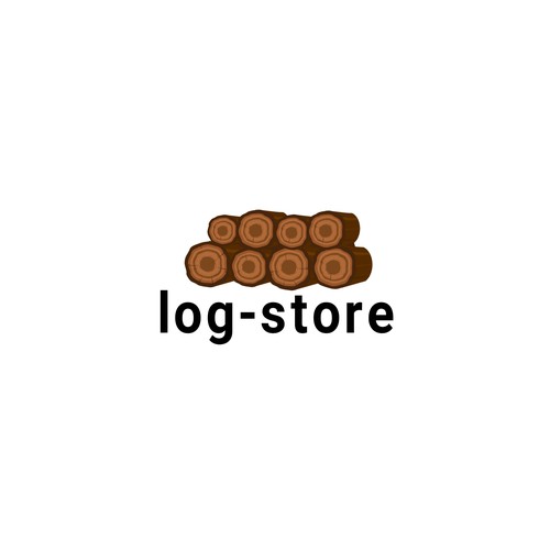 Simple log-store logo Design by yudilima