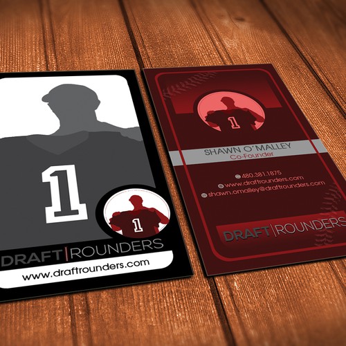 ***Draft Rounders needs a new business card*** Design by aMeliquor