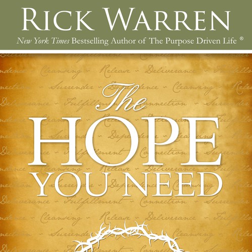 Design Rick Warren's New Book Cover Design por thedesigndepot2