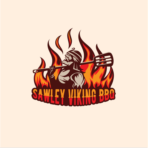 Viking Inspired BBQ Food Delivery Needs a Logo Design by Naufal RA