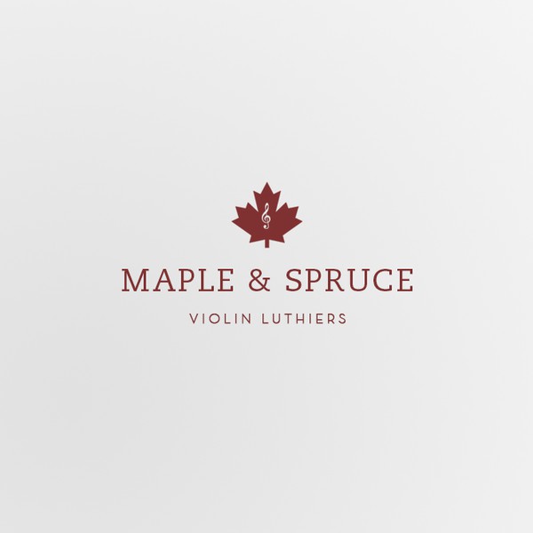 Violin luthier company logo
