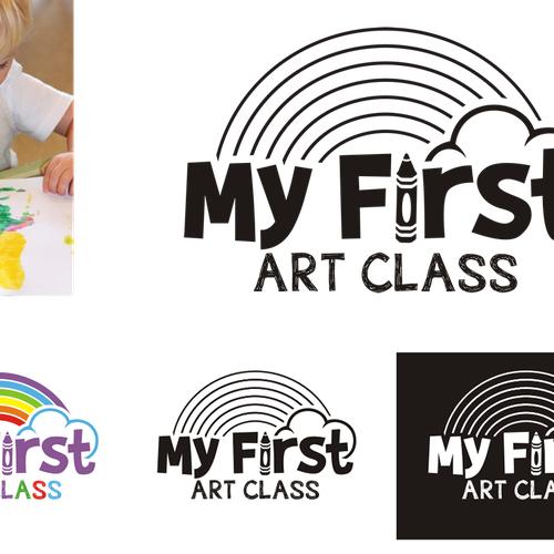 Designs | Rebrand/Refurbish the logo for My First Art Class | Logo ...