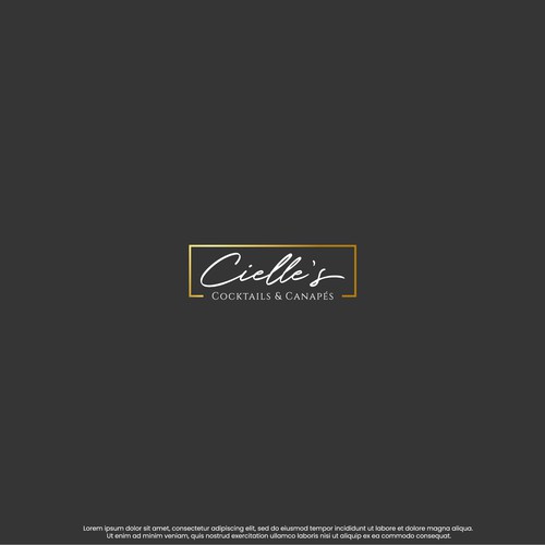 Logo for a new cocktail bar / restaurant. Classy. Elegant. Design by Northpix Studio®