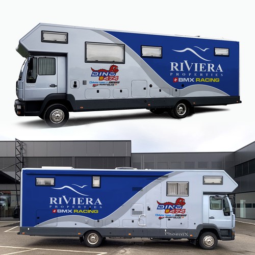 Design a Racing Motorhome Camping-Car covering Design by digital.ian