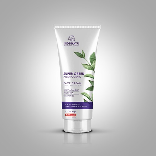 Diseño de "Contemporary design for a herbal anti aging cream for global audience" de sougatacreative