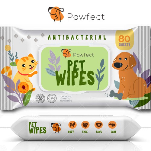 PAWFECT--the perfect pet brand Design by Ozike