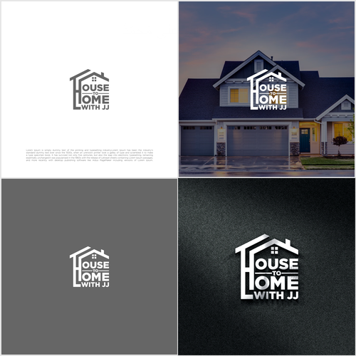 "House to Home with JJ" REAL ESTATE AGENT LOGO!! Design von A29™