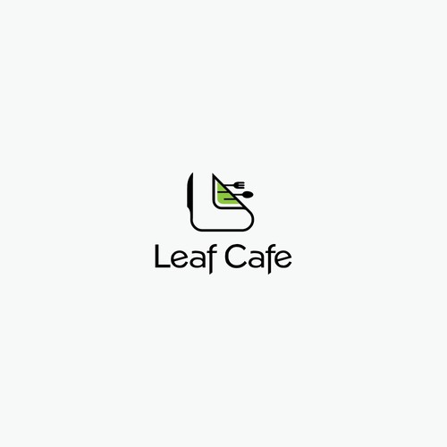 Design Logo: Leaf Cafe di dellfi ©