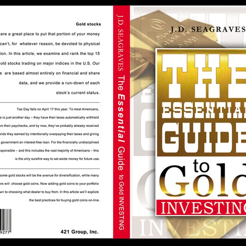 The Essential Guide to Gold Investing Book Cover Ontwerp door intimex247