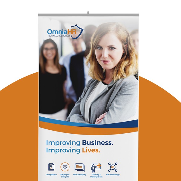 Design by Medstark titled "Roll up OminaHR"