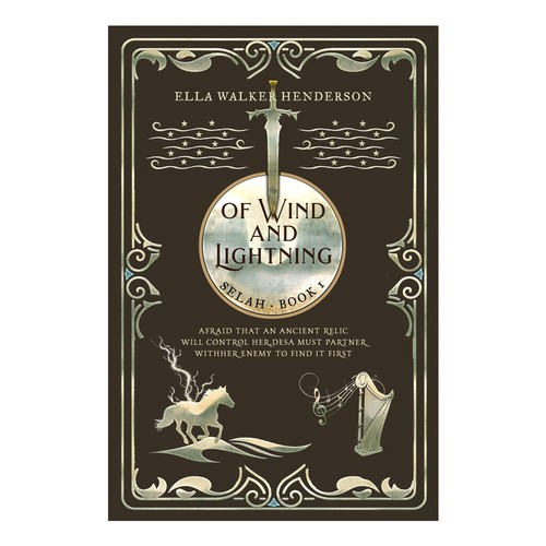 Fantasy book cover design Design by dienel96