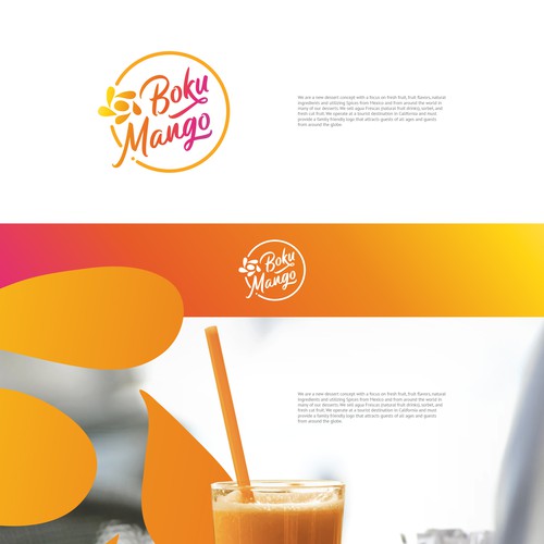 コンペ「Design a fresh logo for a exciting new dessert concept.」のデザイン by OneDesignsさん 