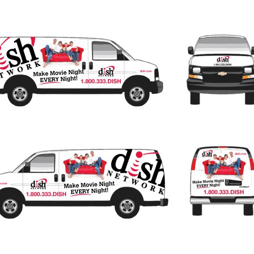 V&S 002 ~ REDESIGN THE DISH NETWORK INSTALLATION FLEET デザイン by mes