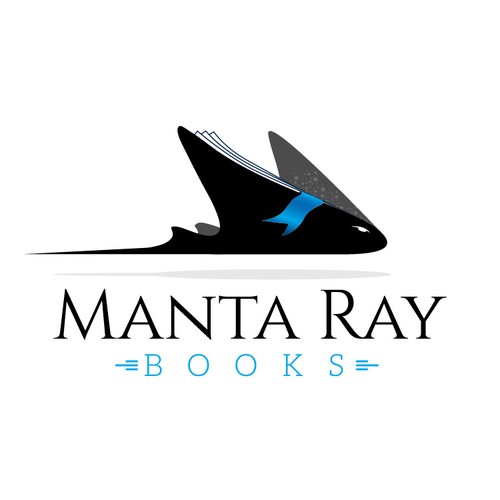 Create a nationally seen logo for Manta Ray Books Diseño de Javier Vallecillo