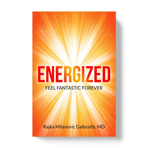 Design a New York Times Bestseller E-book and book cover for my book: Energized Design by TopHills